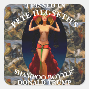 Trmp Republican Party MAGA USA America Vote Trump Square Sticker