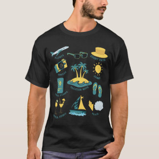 Trocal Beach Vacation Family Matching Summer Break T-Shirt