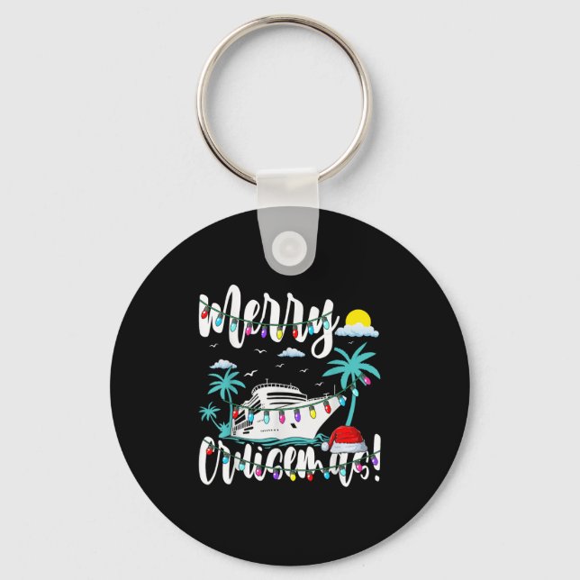 Trocal Heartbeat Christmas Cruise Merry Cruisemas  Key Ring (Front)