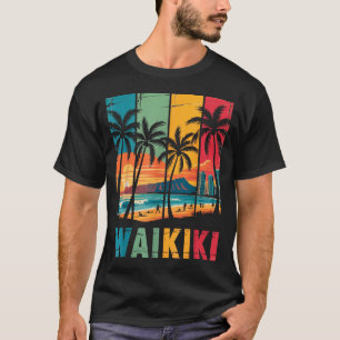 Trocal Vintage Waikiki Honolulu Hawaii Island Waik T-Shirt
