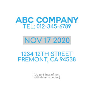 Trodat Printy Self-Inking Company Stamp 