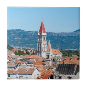 Trogir cathedral tower - Dalmatia, Croatia Ceramic Tile