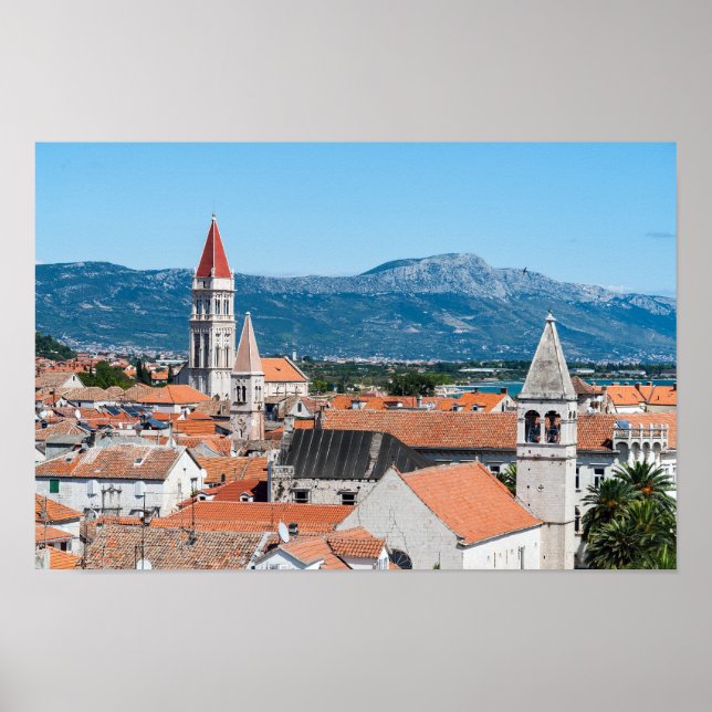 Trogir historical city - Dalmatia, Croatia Poster (Front)