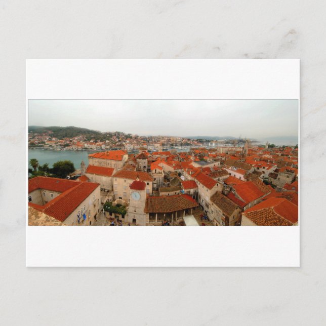 Trogir panorama 2 postcard (Front)