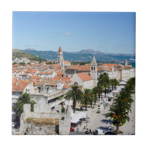 Trogir seafront promenade - Dalmatia, Croatia Ceramic Tile