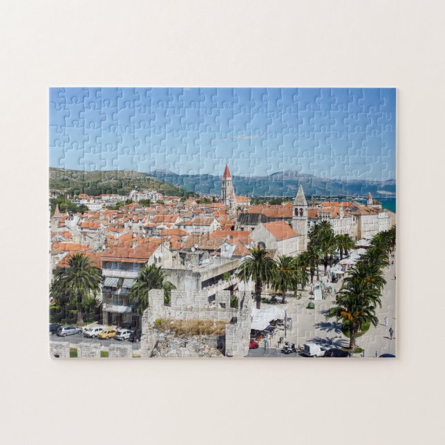 Trogir seafront promenade - Dalmatia, Croatia Jigsaw Puzzle (Horizontal)