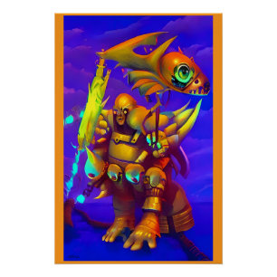Troglymight - Ken Gauge Art Poster