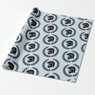 Trojan head & Laurel Wreath Wrapping Paper