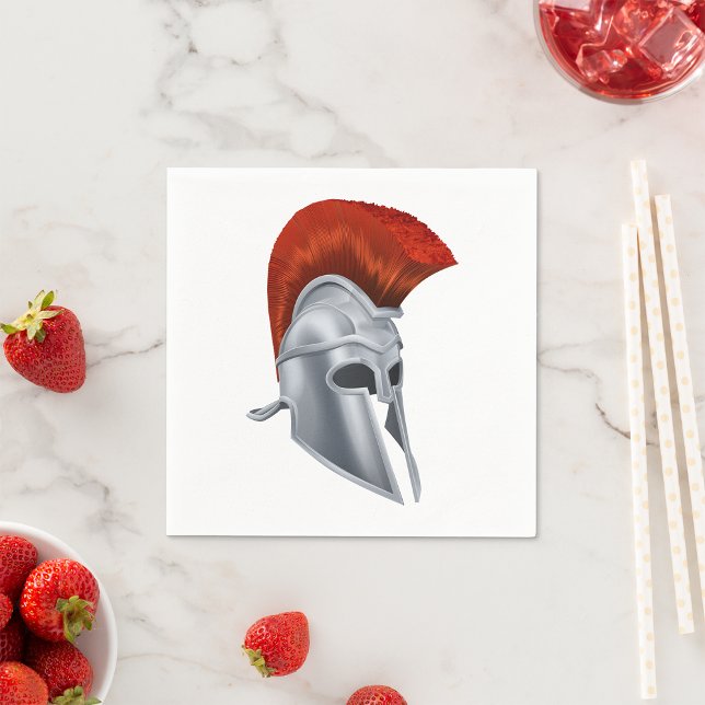 Trojan Helmet Paper Napkins (Creator Uploaded)