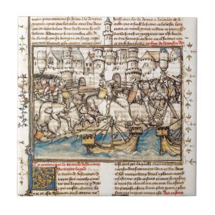 Trojan War Battle Ceramic Tile