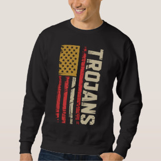 Trojans American Spirit Vintage Patriotic Sweatshirt