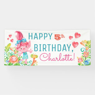 Troll Birthday Party Banners