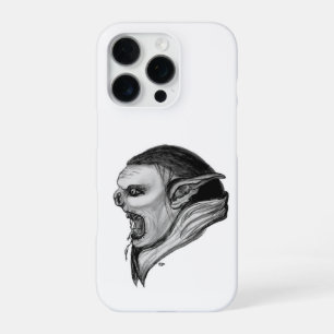 Troll Black and White Design iPhone 16 Pro Case