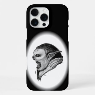 Troll Black and White Design iPhone 16 Pro Max Case