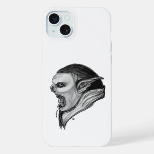 Troll Black and White Design iPhone 15 Plus Case