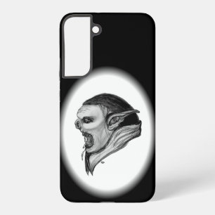 Troll Black and White Design Samsung Galaxy Case