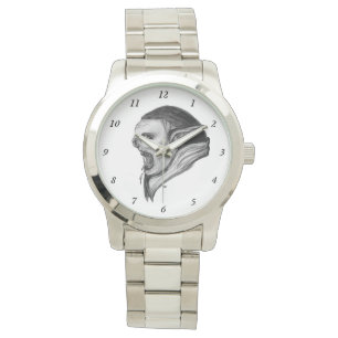 Troll Black and White Design Watch