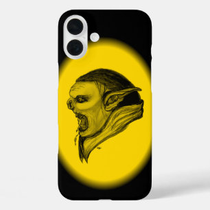 Troll Black and Yellow Design iPhone 16 Plus Case