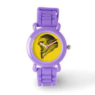 Troll - black and yellow design watch