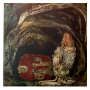 “Troll Door” by John Bauer Ceramic Tile