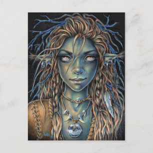 Troll Girl Postcard