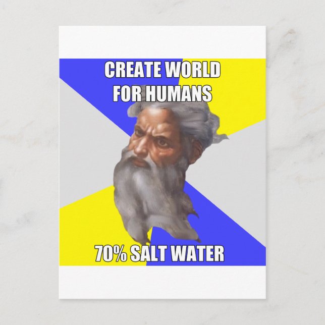 Troll God Saltwater Postcard (Front)