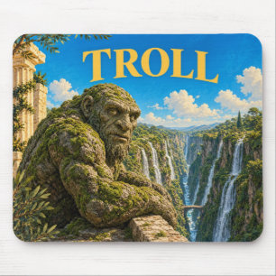 Troll, Gothic Fantasy Monster Mouse Pad