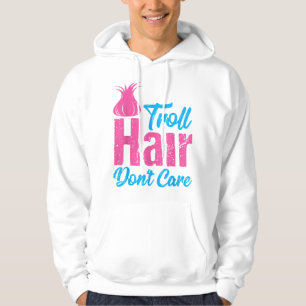Troll Hair Dont Care  Halloween Christmas Gi Hoodie