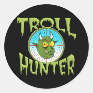 TROLL HUNTER CLASSIC ROUND STICKER