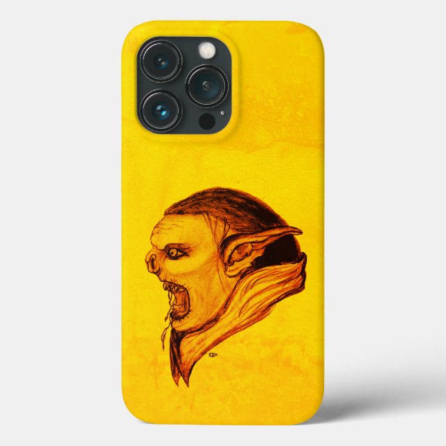 Troll in Black and Yellow Design Case-Mate iPhone Case (Back)