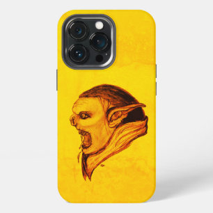 Troll in Black and Yellow Design iPhone 13 Pro Case