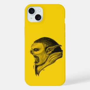 Troll in Black and Yellow Design iPhone 15 Plus Case
