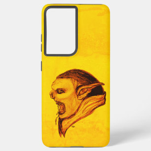 Troll in Black and Yellow Design Samsung Galaxy Case