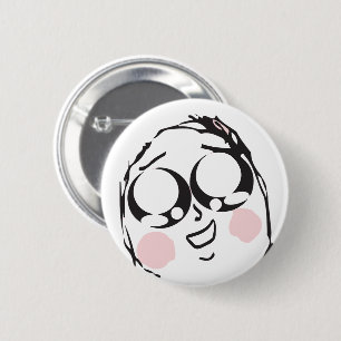 Troll Le Me Memes ANIME CHOOSE YOUR COLOR EDITABLE 6 Cm Round Badge