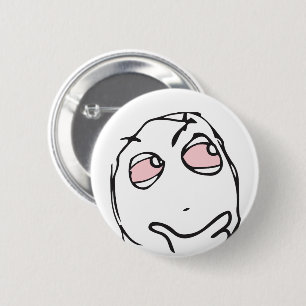 Troll Le Me Memes think CHOOSE YOUR COLOR pink eye 6 Cm Round Badge