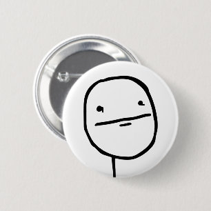 Troll Le Me Memes unimpressed CHOOSE YOUR COLOR 6 Cm Round Badge