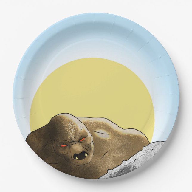 Troll Paper Plate (Front)