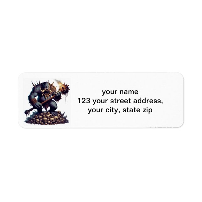 Troll Return Address Label (Front)
