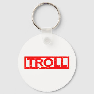 Troll Stamp Key Ring