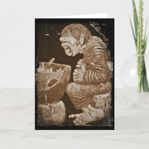 Troll with Giant Cauldron Card