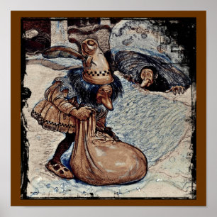 Troll with His Hand in a Bag Poster