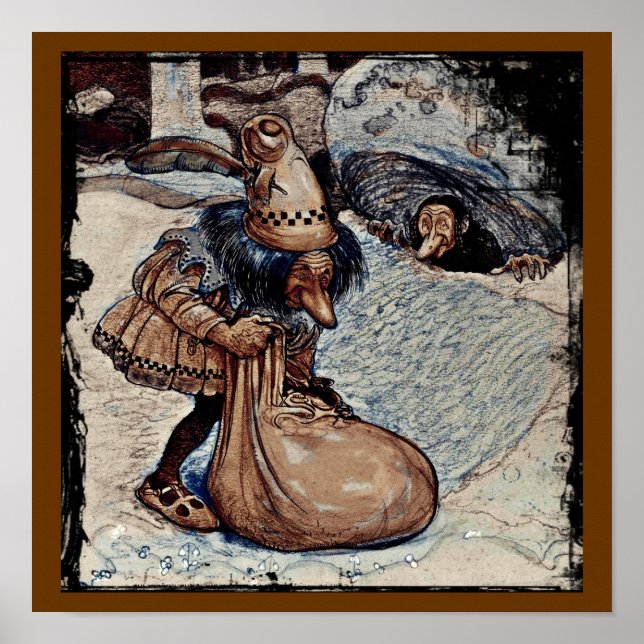 Troll with His Hand in a Bag Poster (Front)