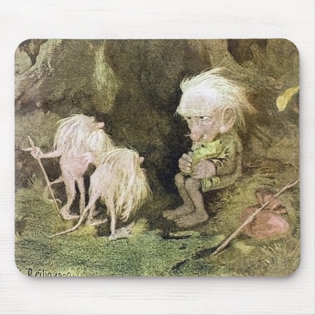 Troll with his Pet Frog Mouse Pad (Front)
