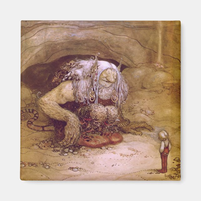 Troll with Little Boy Magnet (Front)