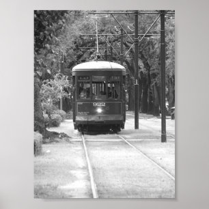 Trolley Cable Car Garden District New Orleans, LA Poster