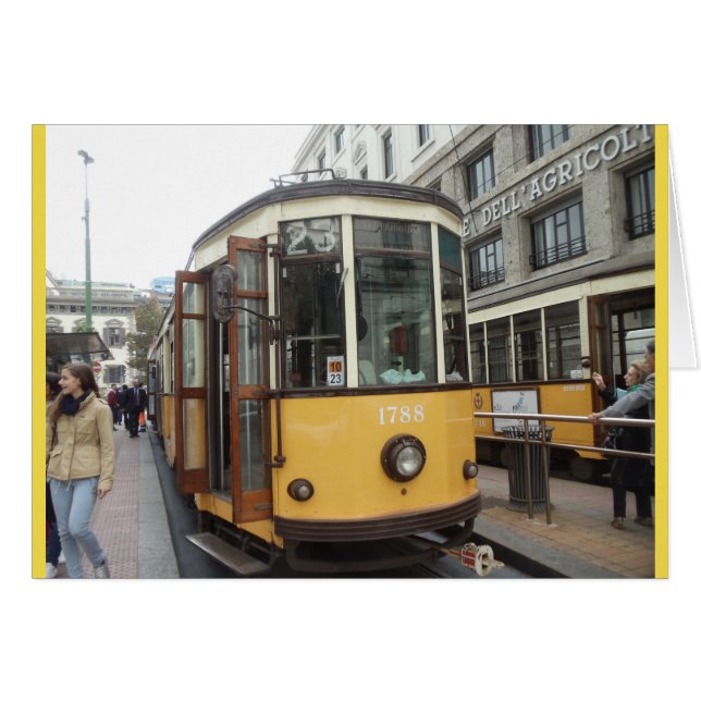 Trolley, Milan, Italy (Front Horizontal)