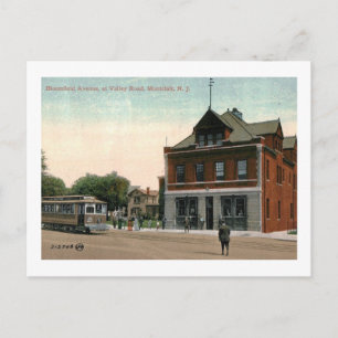 Trolley, Montclair, New Jersey Vintage Postcard