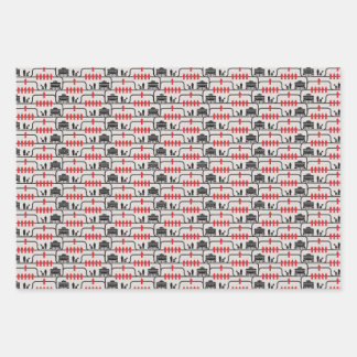 Trolley Problem Wrapping Paper (3 designs)