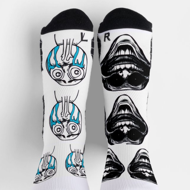 Trollface/SadTrollface Socks (Top)