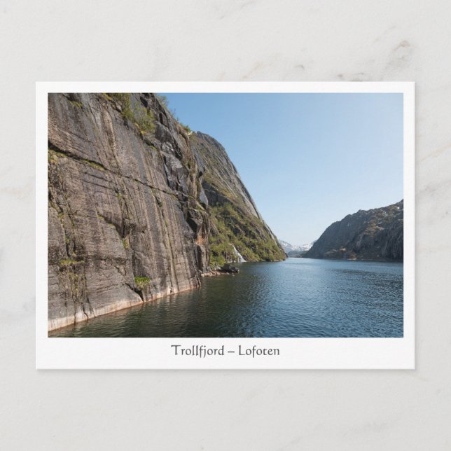 Trollfjord Lofoten Postcard (Front)